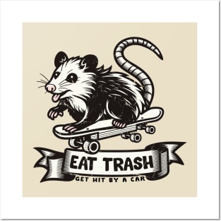Eat Trash - Get Hit By A Car Posters and Art